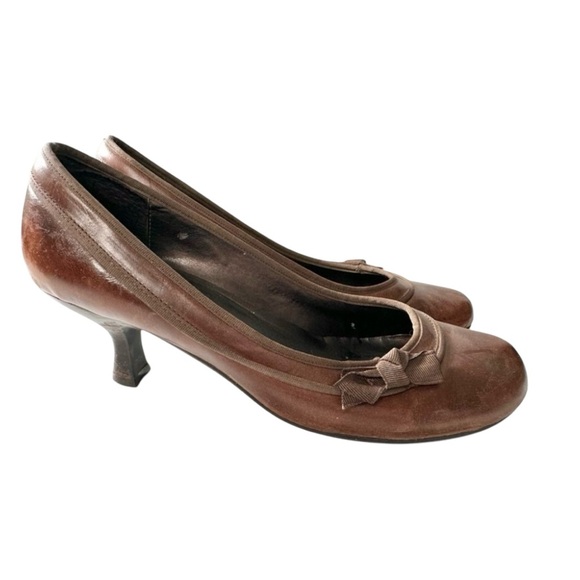 Steve Madden Shoes - Steve Madden Brown Leather High Heels